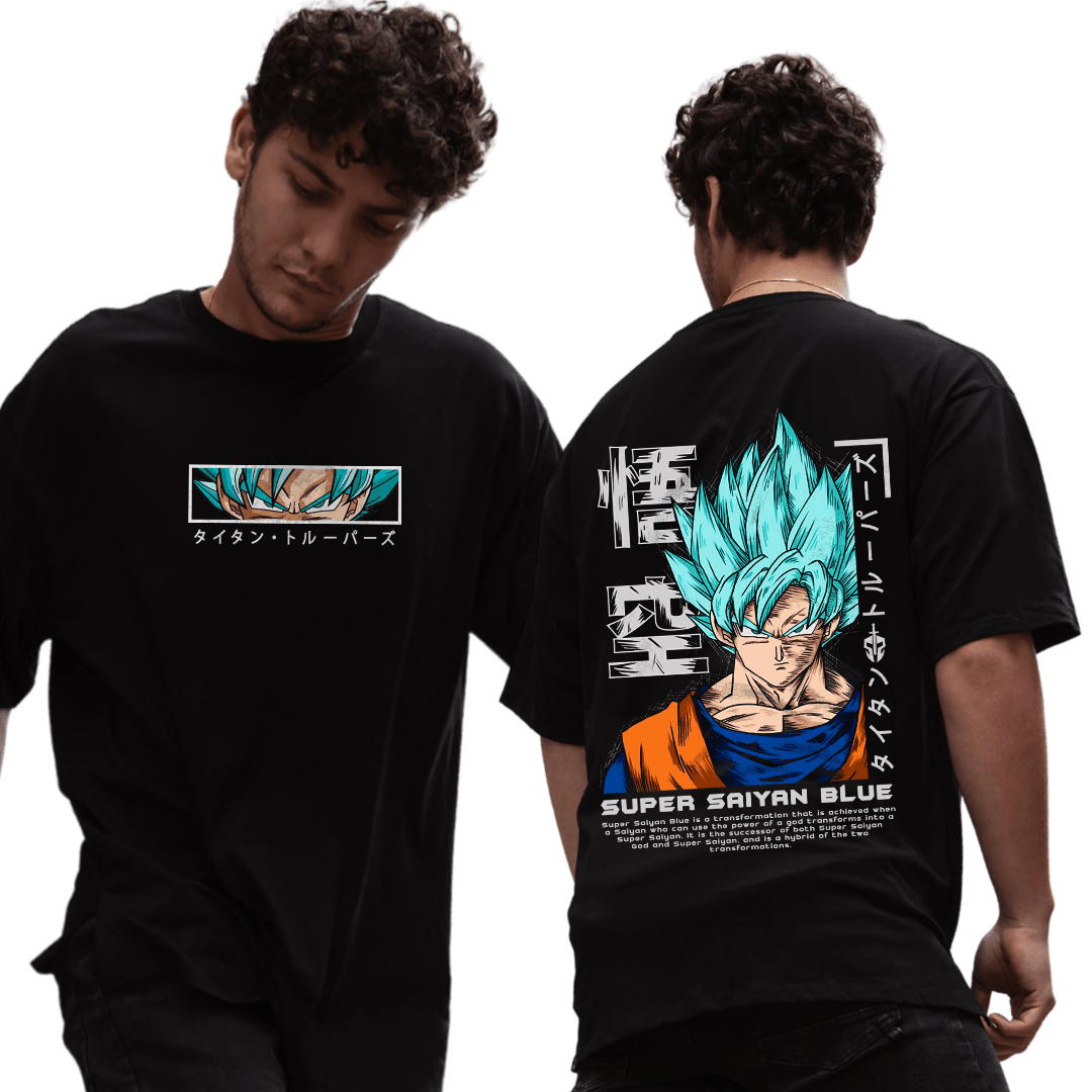 Oversize Goku tshirt anime