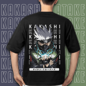 Kakashi Hatake Black anime tshirt