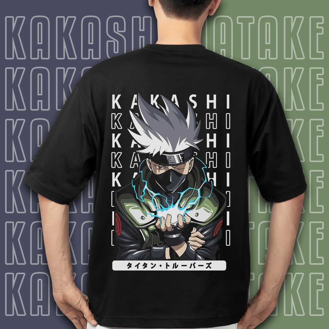 Kakashi Hatake Oversized T Shirt Anime - Titan Troopers
