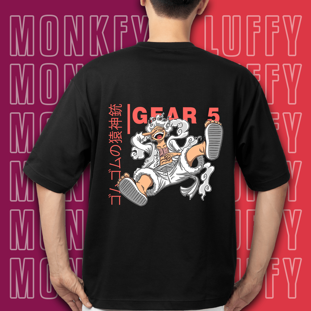 Gear 5 Luffy anime tshirt