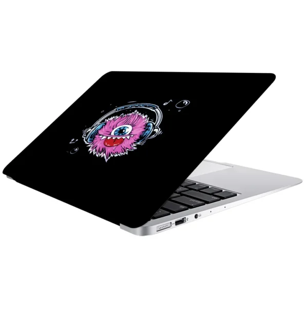 pink monster laptop skin