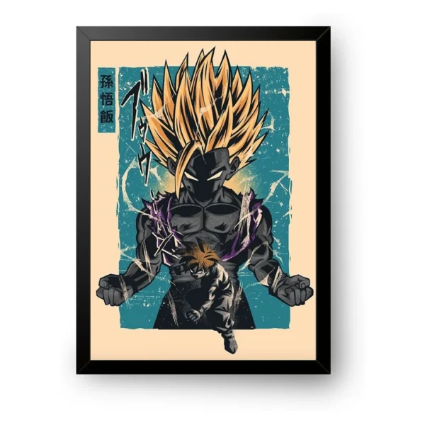 Gohan Super Saiyan Anime Poster