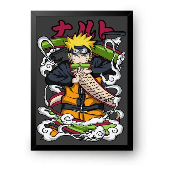 Naruto Uzumaki Scroll of seals Poster